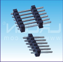 3.96mm间距单排针 180度/3.96mm Pin Header Single Row Straight